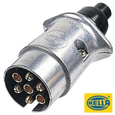 Hella 7 Pole Trailer Plug - Metal